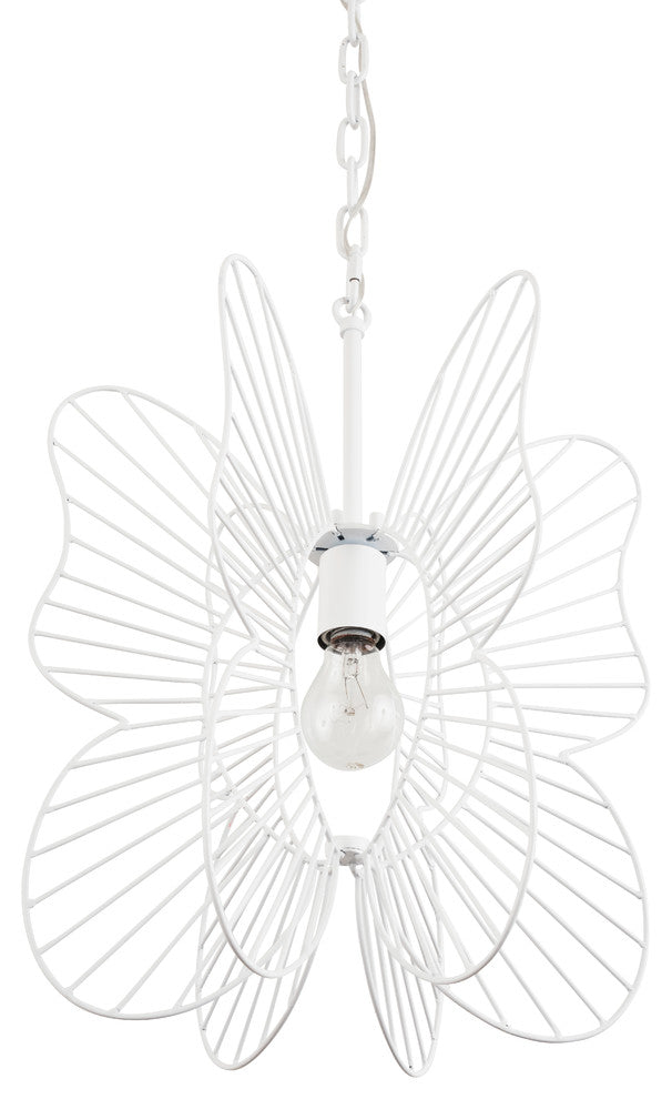 .-     Monarch Butterfly 1-Lt Pendant - White