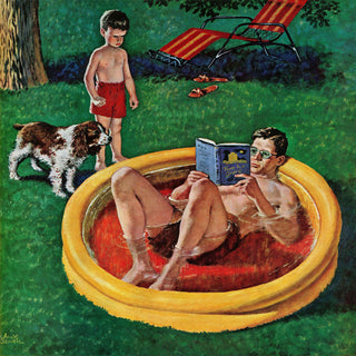 "Wading Pool" Painting Print on Canvas by Amos Sewell