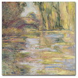'Waterlily Pond, The Bridge' Canvas Art by Claude Monet