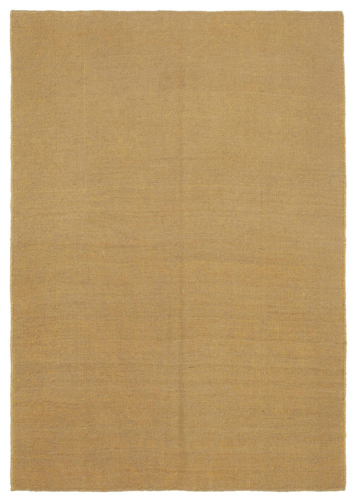 Rug N Carpet - Handmade Oriental 4' 7'' x 6' 7'' Decorative Wool Kilim Rug