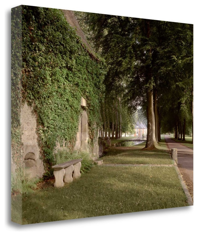 "Banc De Jardin - 12" By Alan Blaustein, Giclee Print on Gallery Wrap Canvas