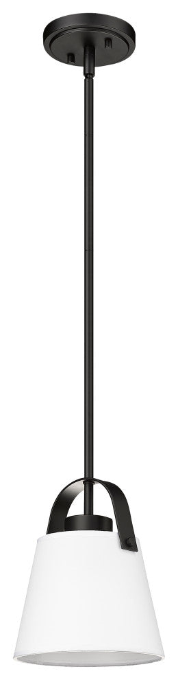 Z-LITE 1-Light Pendant, Matte Black