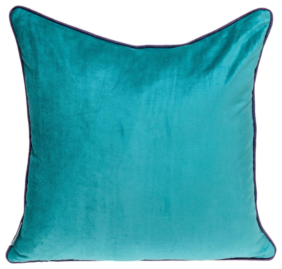 Parkland Collection Khole Aqua Throw Pillow