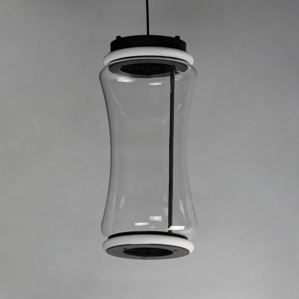 ET2 E21382-18 Syndicate 19" Tall LED Mini Pendant - Black