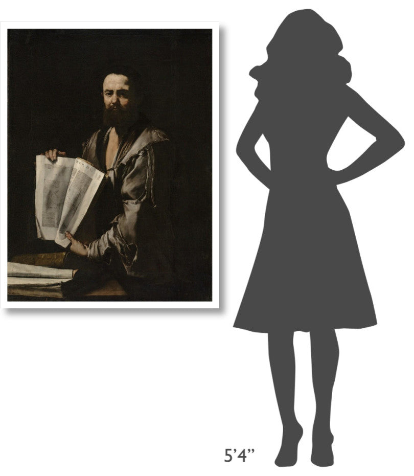 "Euclid" Digital Paper Print by Jusepe de Ribera, 32"x42"