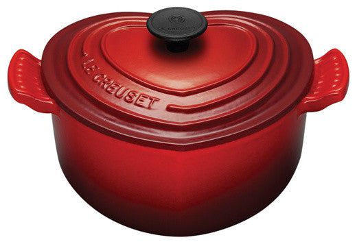 Le Creuset 2 Qt. Heart Casserole - Cherry (Speciality Shape)