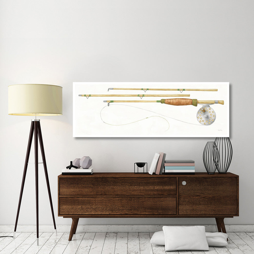 "Gone Fishin XIII" Digital Paper Print by Elyse DeNeige, 74"x26"