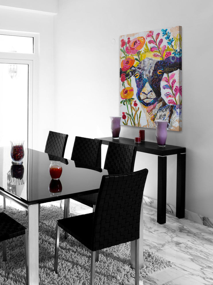 "Love Me" Painting Print on Wrapped Canvas, 12x18