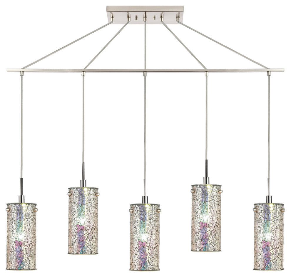 Woodbridge Lighting Tube 5-Light Linear Pendant