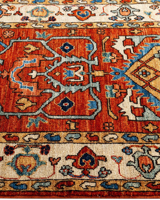 Serapi One-of-a-Kind Hand-Knotted Runner Rug Orange, 2' 8" x 8' 2"