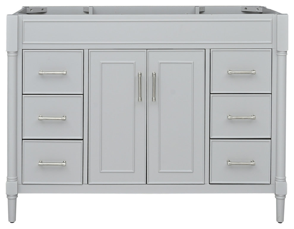 Avanity Bristol 48 in. Vanity Only in Light Gray