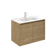 UNIT 32" SANSA 2D Toffee Walnut With Ceramic Top