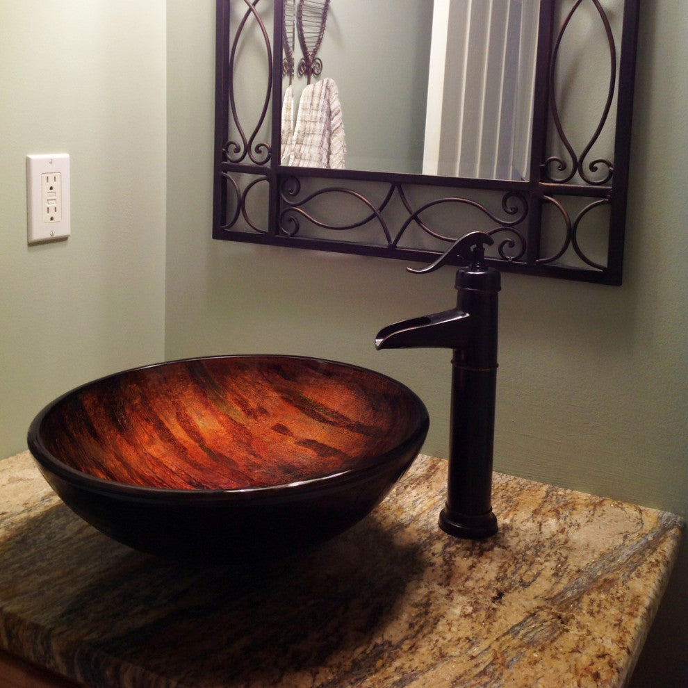 Mimetica Glass Vessel Sink