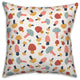 Colorful Cute Mushroom Pattern 4 20x20 Spun Poly Pillow