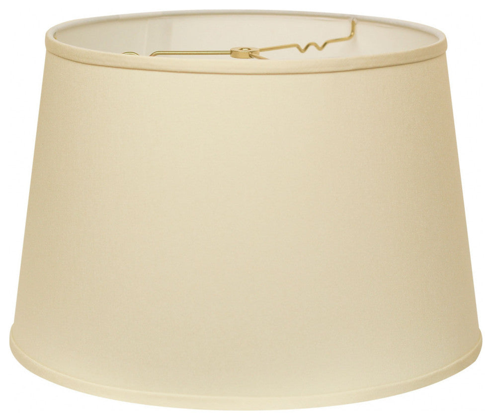 14" Ivory Rounded Empire Slanted No Slub Lampshade