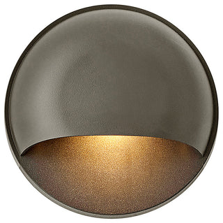 Hinkley Landscape Lighting Nuvi Round Low-Voltage LED Deck Sconce, Bronze
