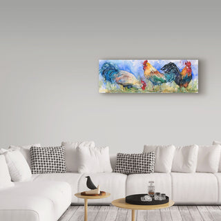 Annelein Beukenkamp 'Triple Threat' Canvas Art