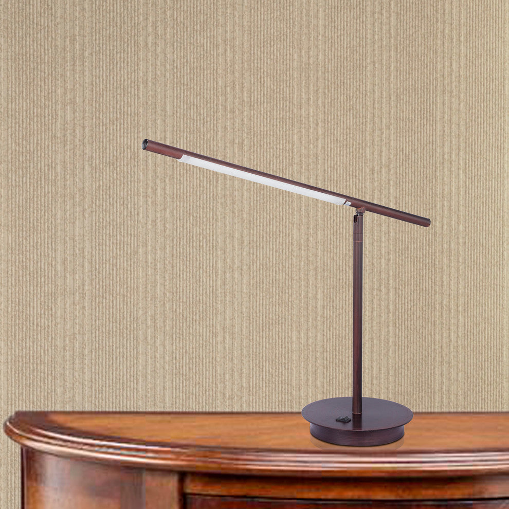 Fangio Lighting Metal Table Lamp, Oil Rubbed Bronze