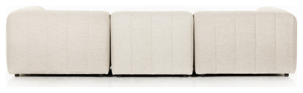Gwen Outdoor 3 Pc Sectional-Faye Sand