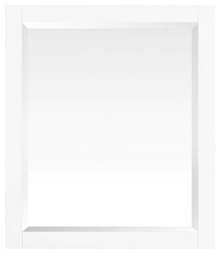 Azzuri Riley 28" Mirror, White