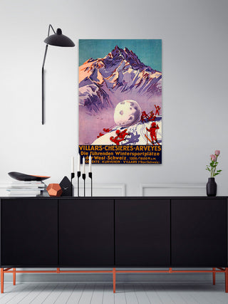 "Villars" Painting Print on Wrapped Canvas, 30"x45"