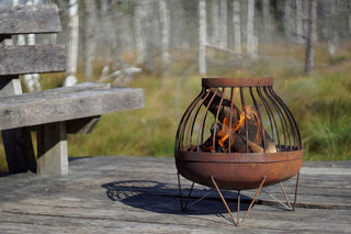 Modern Outdoor Patio Steel Fire Pit NIDA