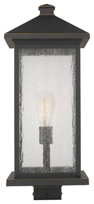Z-Lite 531PHBXLS Portland 23" Tall Outdoor Single Head Post Light - Oil Rubbed