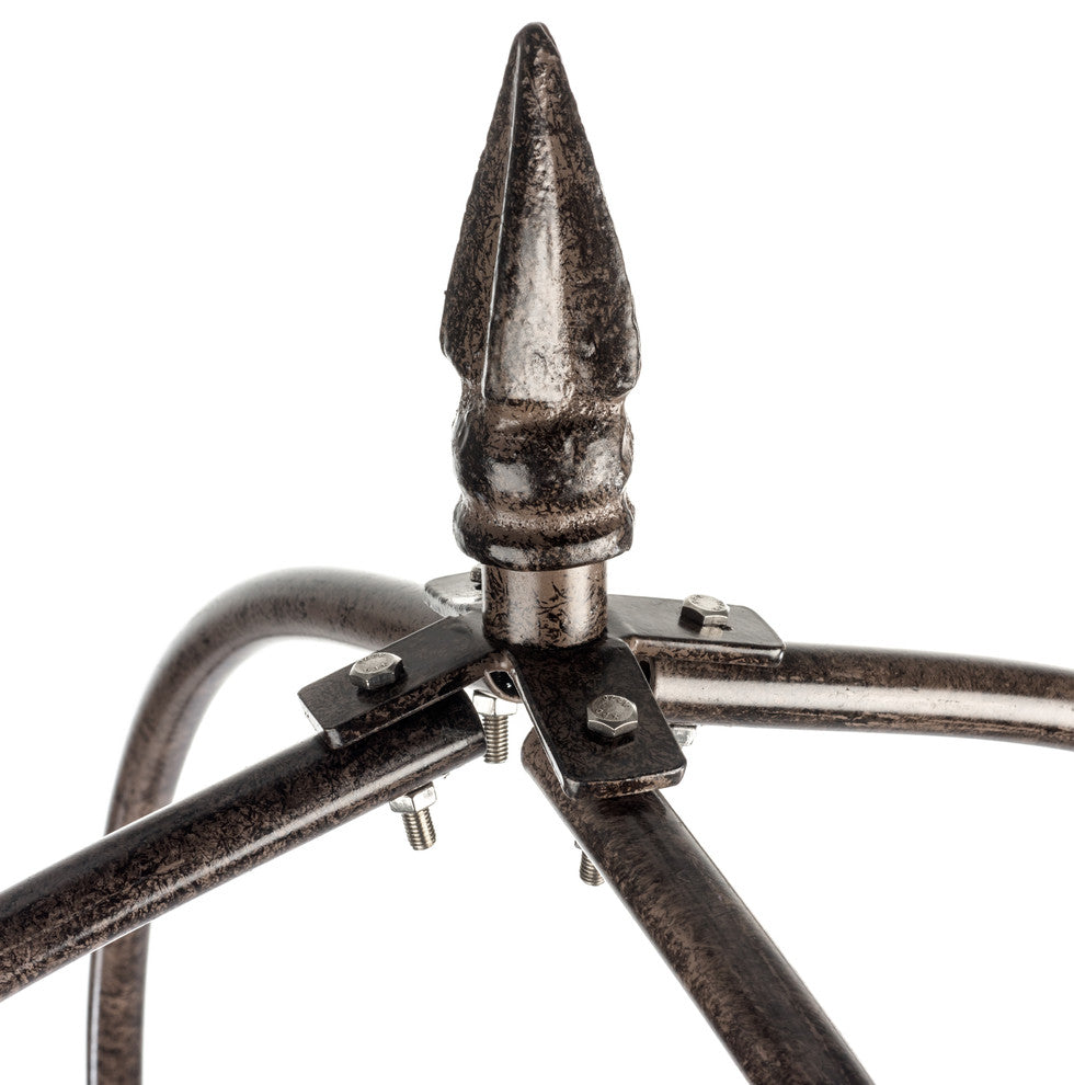 Trellis Large Obelisk for Climbing Garden Plants, Iron Metal Yard Art