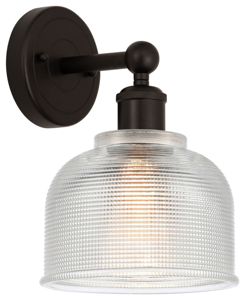 Innovations 616-1W-OB-G412 Dayton 1 Light 5.5" Sconce, Oil Rubbed Bronze