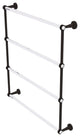 Pacific Beach 4 Tier 30" Ladder Towel Bar with Dotted Accents, Oil Rubbed Bronze