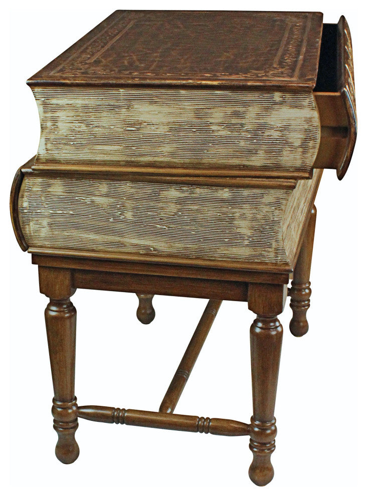 Stacked Books of Shakespeare Side Table