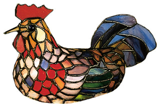 6.5" High Rooster Accent Lamp