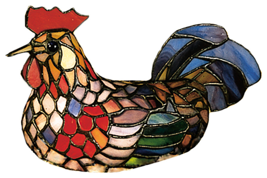 6.5" High Rooster Accent Lamp