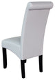Milan Faux Leather Blue Dining Chairs, Set of 2, Cloud Gray