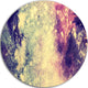 Deep Blue And Purple, Abstract Disc Metal Wall Art, 36"