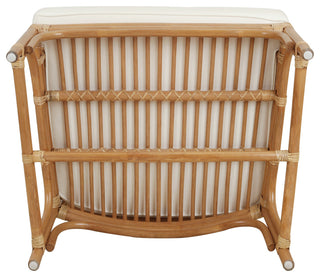 Kara Rattan Accent Arm Chair, Canary Brown