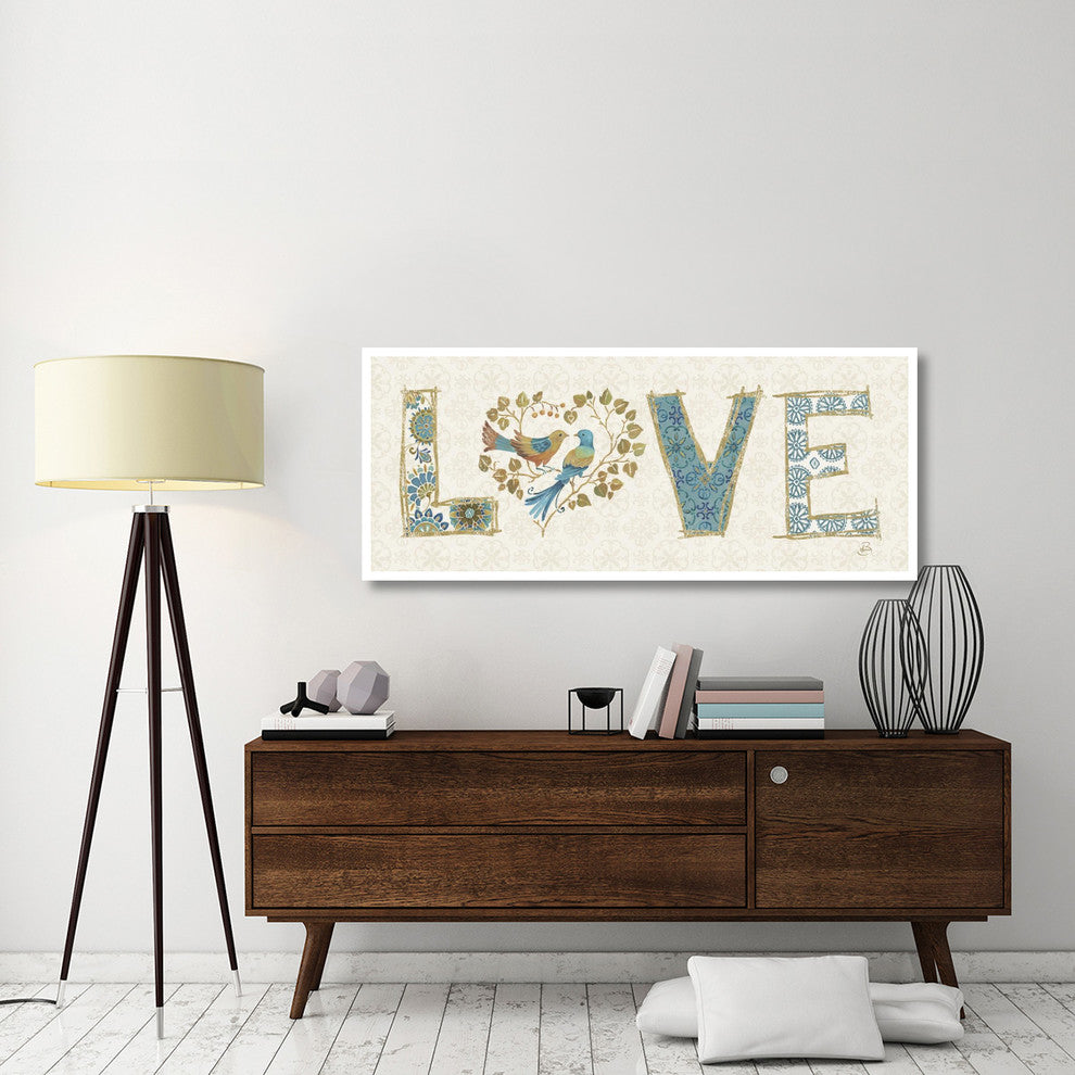"Love Tales VI" Digital Paper Print by Daphne Brissonnet, 62"x26"