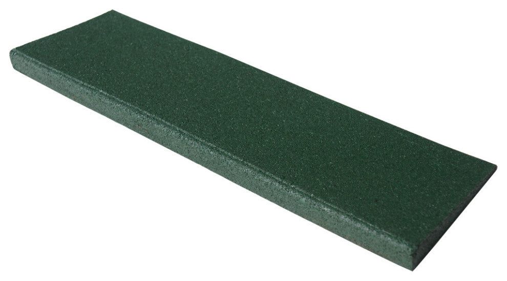 Rubber-Cal Eco-Sport Ramp, 1", Green, 10 Pack