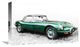 "1961 Jaguar E-Type Watercolor" Fine Art Print