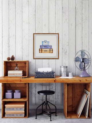 "Time to Go" Framed Painting Print, 18"x18"