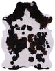 7' 0" X 5' 7" Tricolor Natural Cowhide Rug C2364