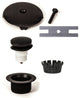 ToeTouch Bathtub Drain Trim Kit With 1 Hole Face Plate, Oil Rubbed Bronze
