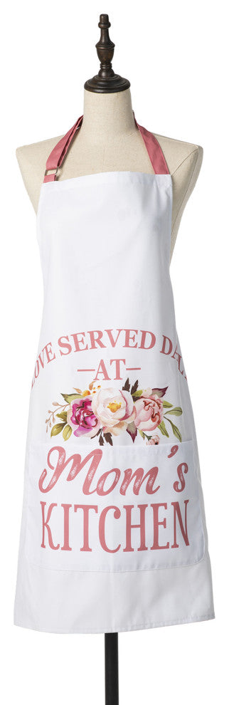 31.25" Faux Burlap Mother's Day Apron