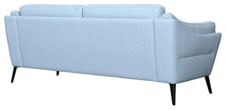 Franz Mint Leather Sofa, Sky Blue