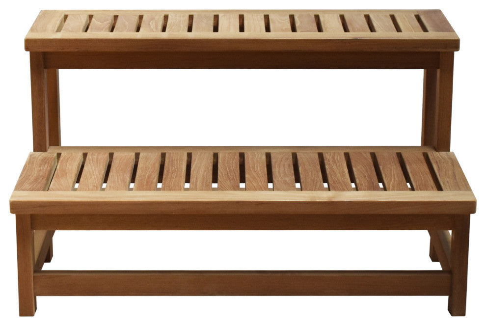 Teak Hot tub step 36" (90 cm)