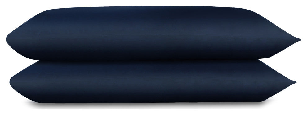Delara 100% Eucalyptus Lyocell Tencel Pillowcase Set of 2, Carbon, King, 21"x36"