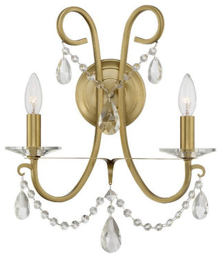 Crystorama Lighting Group 6822-CL-MWP Othello 2 Light 16" Tall - Vibrant Gold