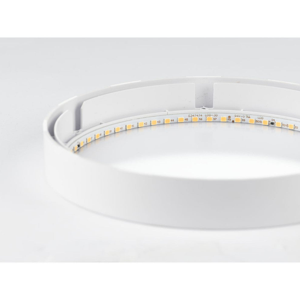 Everlume Collection 14" Edgelit LED Flush Mount Light