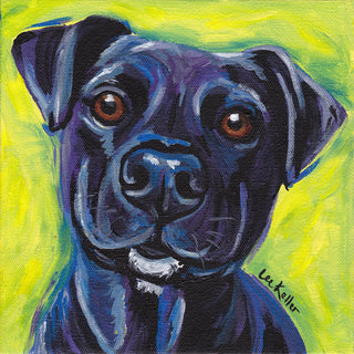 "The Sweetest Smile" Painting Print, Wrapped Canvas, 40"x40"