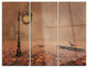 "Behind Old Time Landscape" Photo Metal Wall Art, 3 Panels, 36"x28"